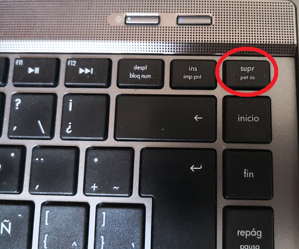 Tecla suprimir ejemplo 2 Tecla suprimir ejemplo 2