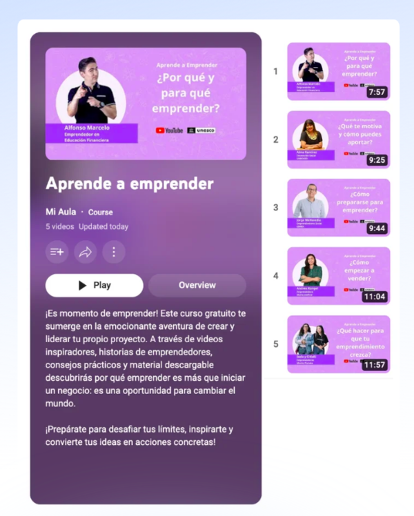 Cursos de Youtube