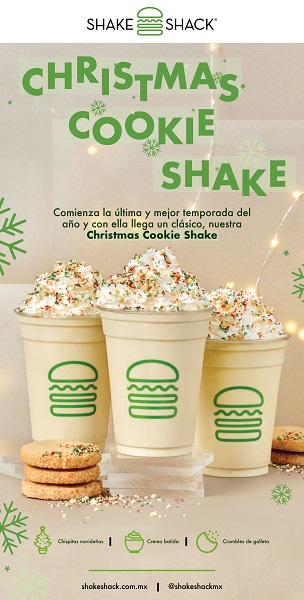 Llega el sabor navideño de Christmas Cookie Shake