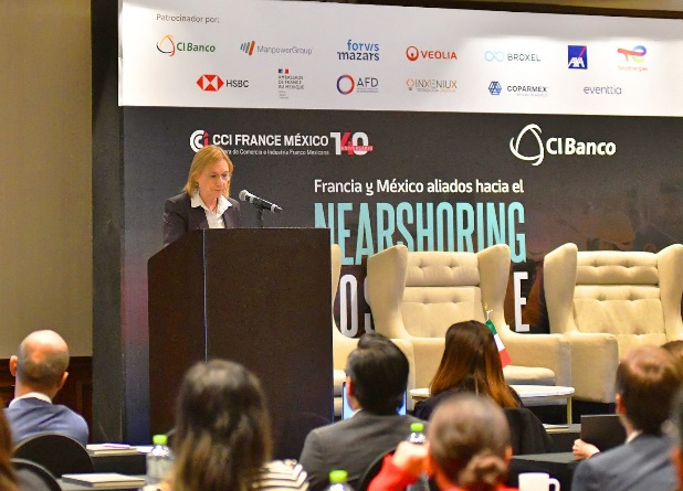 Cámara de Comercio e Industria Franco Mexicana (CCI France México), Delphine Borione,