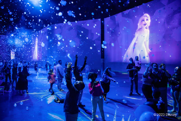La experiencia “Immersive Disney Animation” se encuentra en la ciudad de Puebla