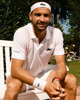 Grigor Dimitrov, embajador de Lacoste
