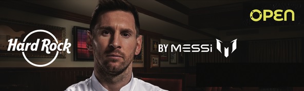 Hard Rock Café y Open presentan a su embajador de marca Leo Messi
