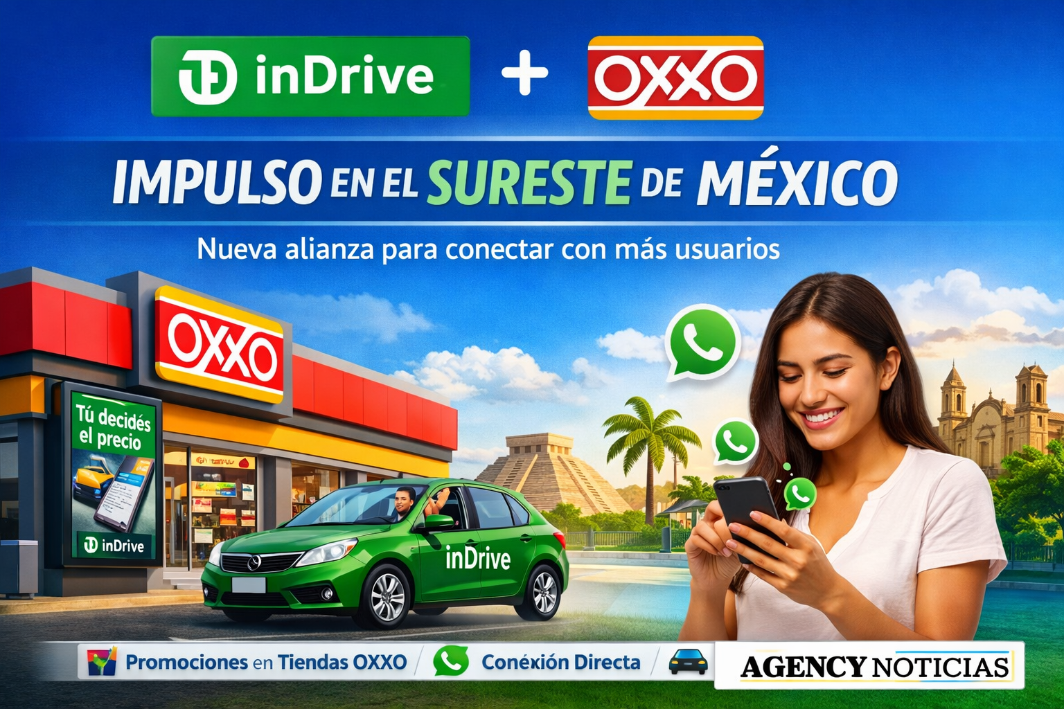 Indrive y Oxxo