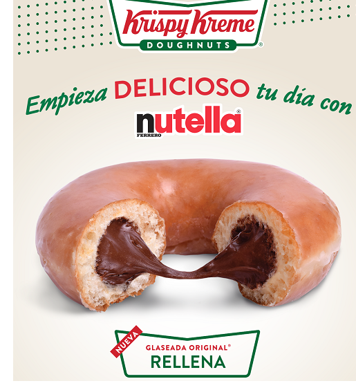 Krispy Kreme atiende a los amantes de la Nutella