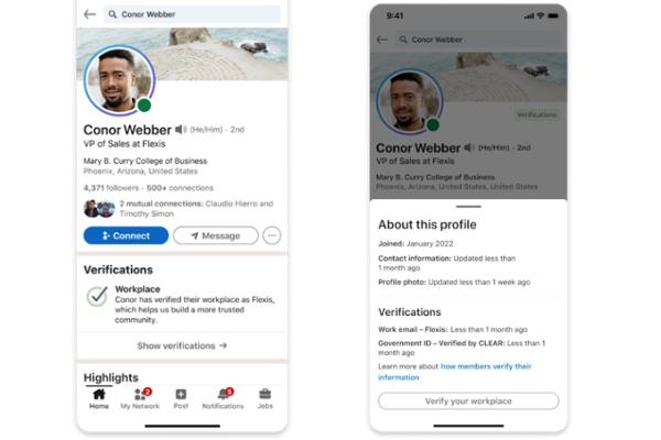 Microsoft y LinkedIn colaboran para validar identidades de miembros y su afiliación a organizaciones