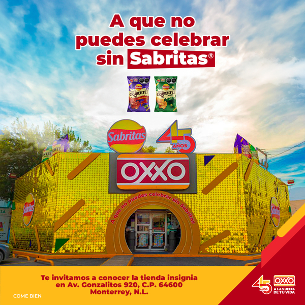 Oxxo celebró 47 años y crea la nueva tienda insignia de Receta Crujiente ® Jalapeño