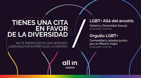 Sanofi presenta su campaña All In en defensa de las comunidades LGBTQ+