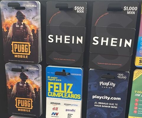 Impulsa las compras online con tarjetas de prepago de marca china de moda