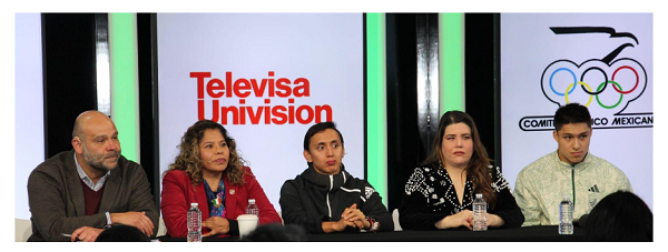 TelevisaUnivision, patrocinador oficial para la trasmisión de los Juegos Olímpicos París 2024