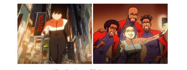  Toyota dice: ¡Gracias por su esfuerzo! a sus atletas con originales spots estilo animé 