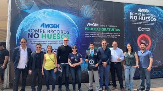 Amgen obtiene el Récord Guinness en salud