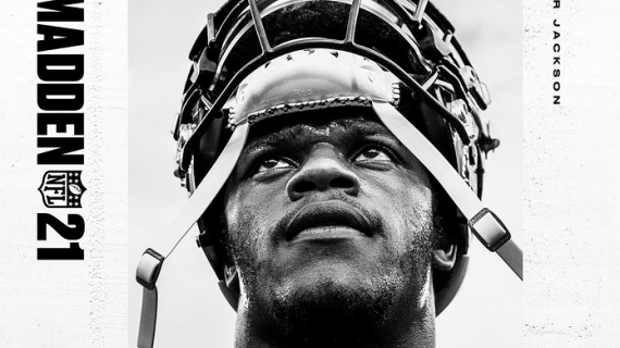 Lamar Jackson, el protagonista de la portada de Madden 21 