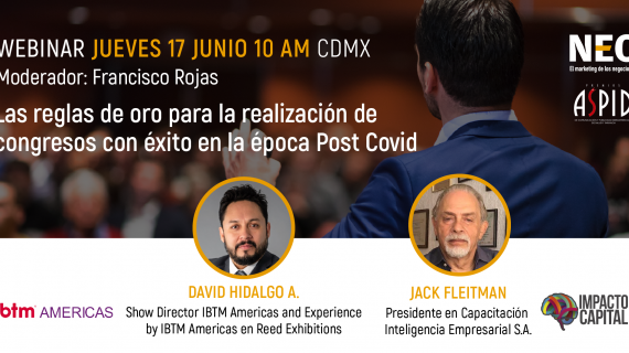 Webinar: Las reglas de oro para la realización de congresos con éxito en la época post covid