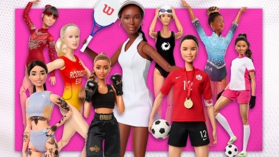 Mattel celebra 65 Años de Barbie con muñecas de atletas destacadas