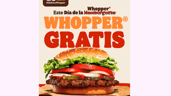 Burguer King celebra el Día de la Whopper¡