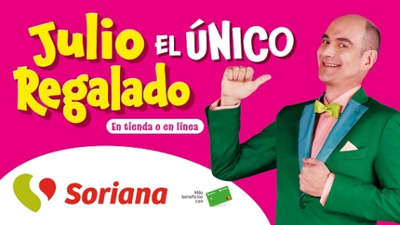 Julio Regalado 2024 promete a sus clientes +ahorros, +productos,  y +promociones 