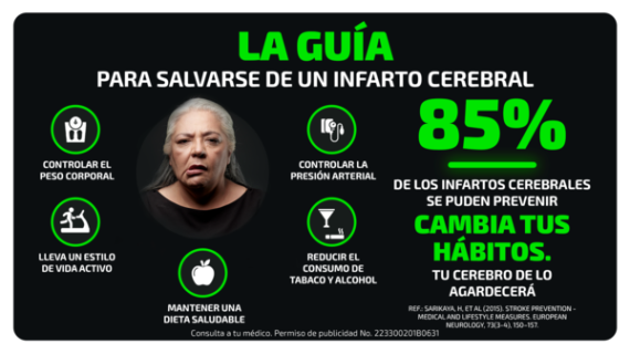 Enfermedades cerebrovasculares, 6a. causa de muerte en el país