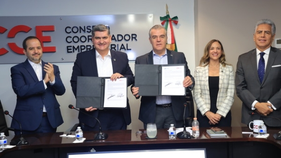 Tec de Monterrey y Consejo Coordinador Empresarial firman alianza para impulsar el desarrollo